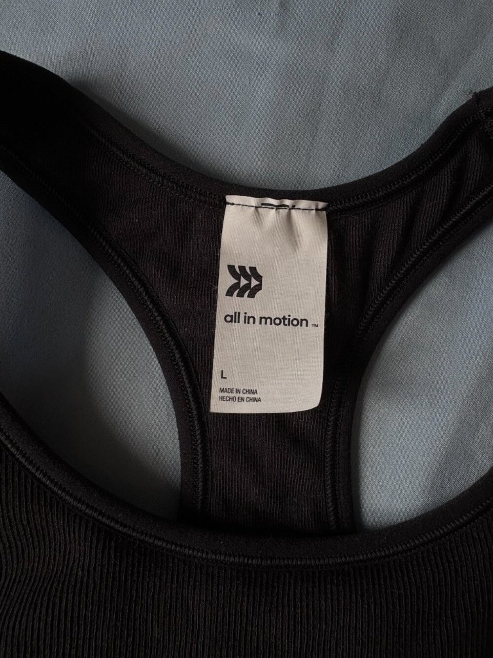 All In Motion Built In Bra Halter Tank - Picture 2 of 3